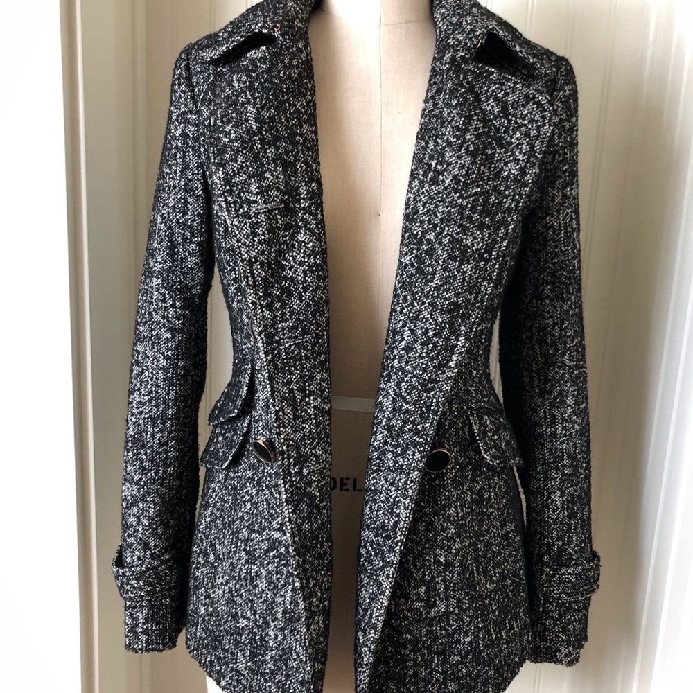 Express Tweed Peacoat